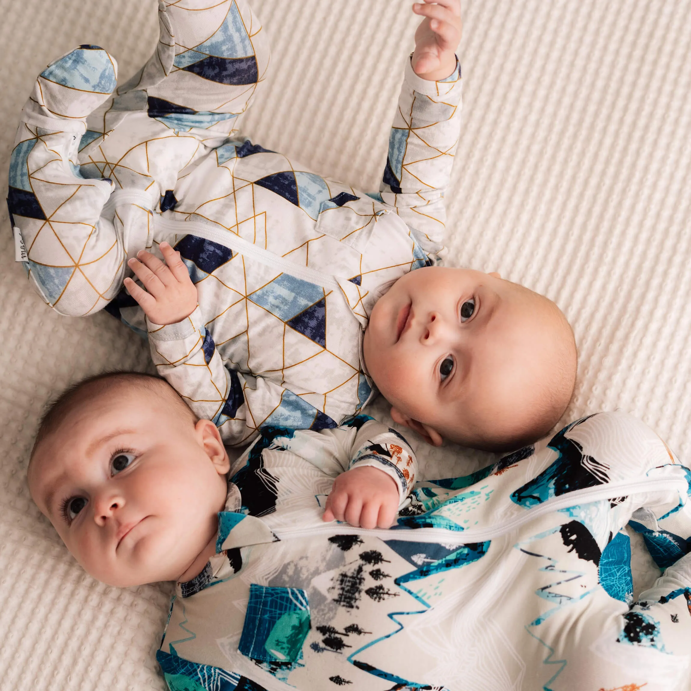LEVI FOOTED JAMMIES